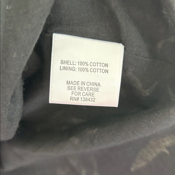 ModCloth Cotton Black Cream Shark Print Knee Length Skirt XL Pockets Retro - Picture 8 of 11